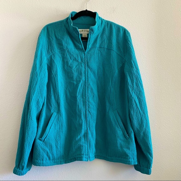 ORVIS Textured Jacket Size Large - Picture 1 of 7